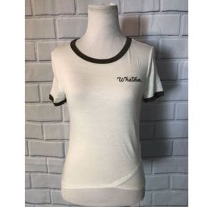 Rebellious One Whatever Graphic T-shirt Short Slv